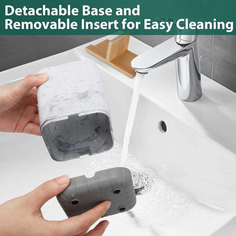 Boperzi Toothbrush Holders, Kids Toothbrush Holder with Drainage, Detachable Anti-Slip Electric Toothbrush Holder, Toothpaste Organizer Storage Caddy for Bathroom Countertop, Shower, Kitchen, Vanity - Image 3